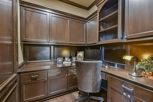 Home Office, Interior, Wood Texture Flooring