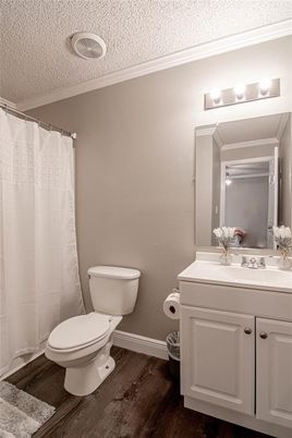 Bathroom, Interior, Wood Texture Flooring