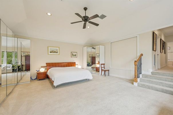 Bedroom, Interior, Recessed Lighting