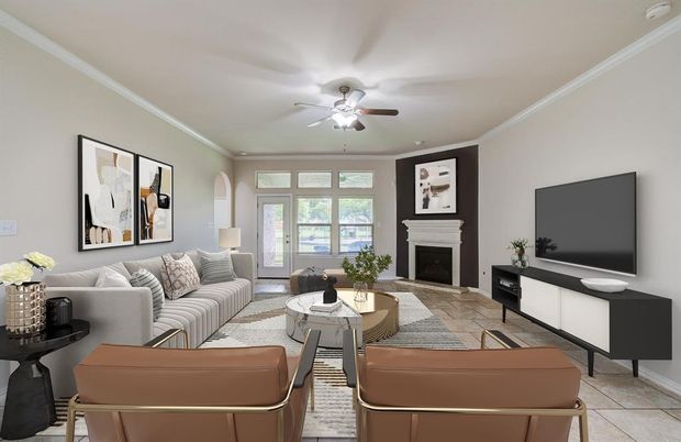 Fireplace, Interior, Living room