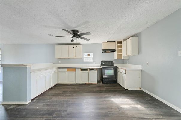 Interior, Kitchen, Wood Texture Flooring