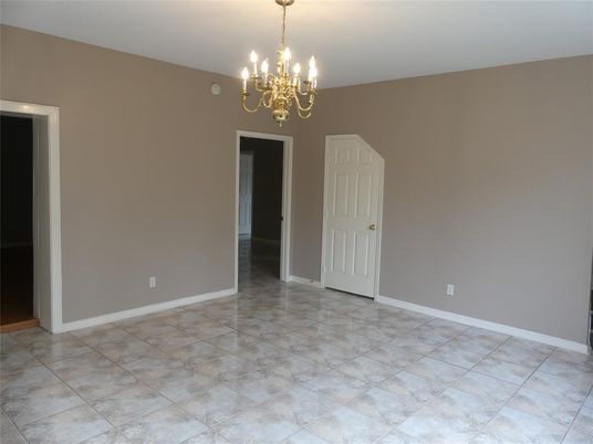 Chandelier, Empty room, Interior