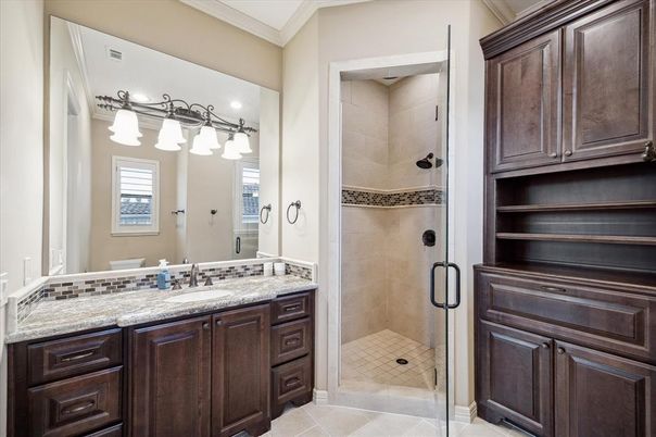 Bathroom, Glass Shower, Interior