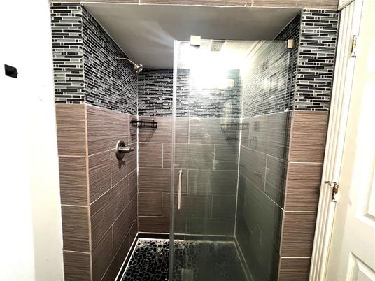 Bathroom, Glass Shower, Interior