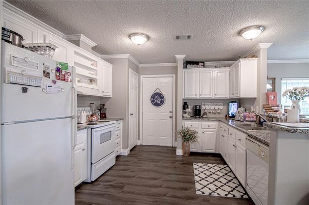 Interior, Kitchen, Wood Texture Flooring