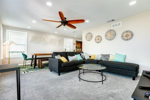 Interior, Living room, Recessed Lighting