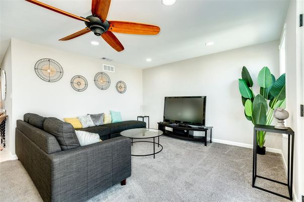 Interior, Living room, Recessed Lighting