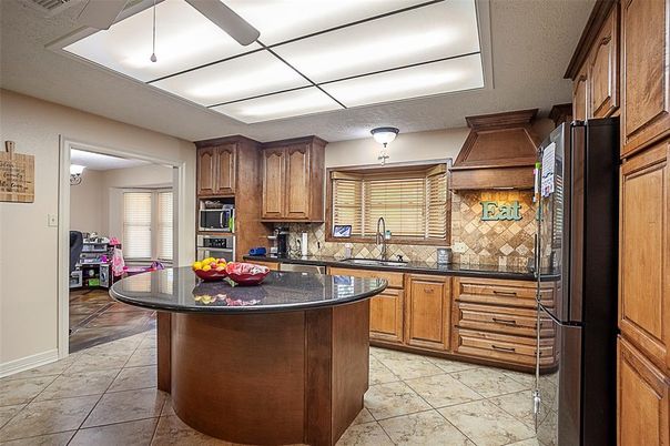 Interior, Kitchen, Wood Texture Flooring