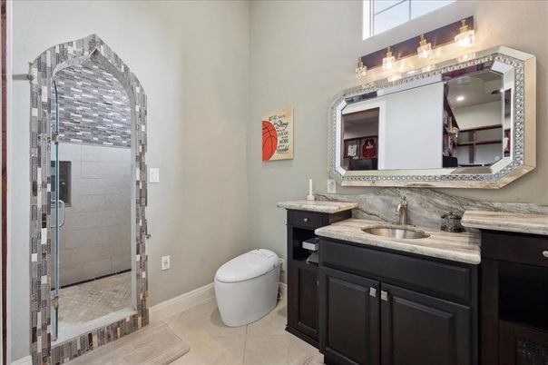 Bathroom, Glass Shower, Interior
