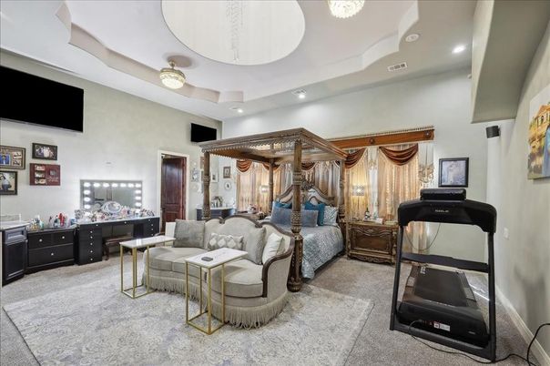 Bedroom, Interior, Recessed Lighting
