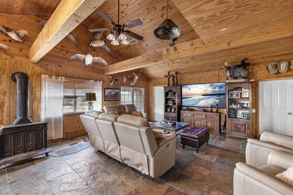 Fireplace, Interior, Living room, Wooden Beams, Wooden Ceilings, Wooden Walls