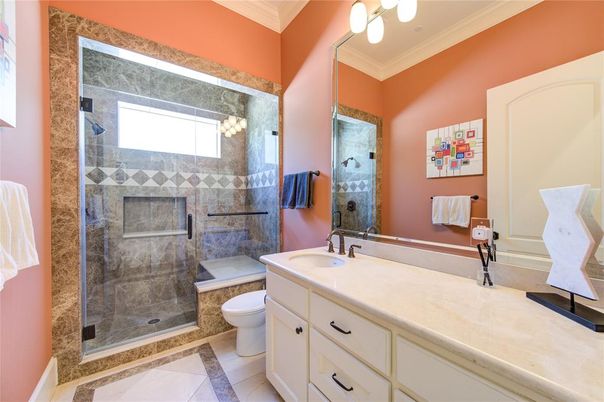 Bathroom, Glass Shower, Interior