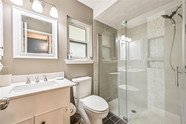 Bathroom, Glass Shower, Interior