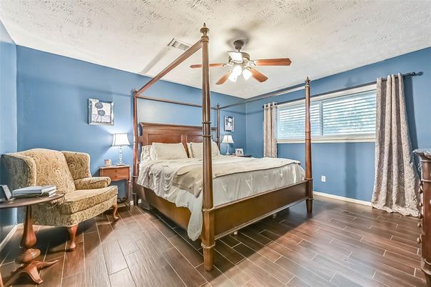 Bedroom, Interior, Wood Texture Flooring