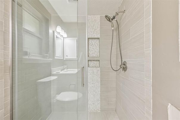 Bathroom, Glass Shower, Interior