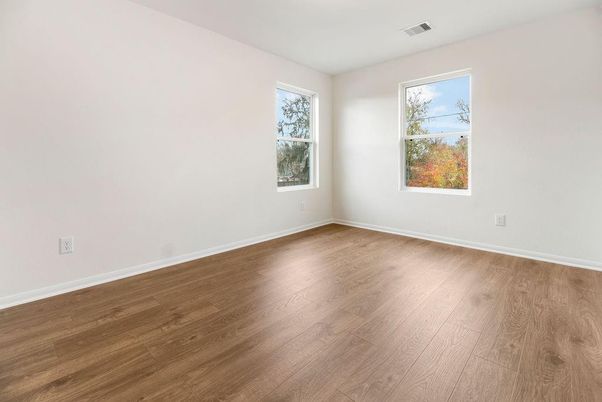 Empty room, Interior, Wood Texture Flooring