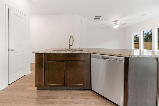 Interior, Kitchen, Wood Texture Flooring