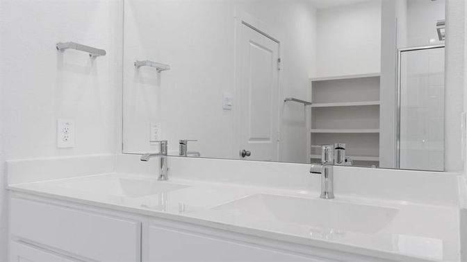 Bathroom, Glass Shower, Interior