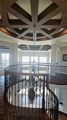 Chandelier, Interior, Recessed Lighting, Wood Texture Flooring