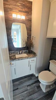 Bathroom, Interior, Wood Texture Flooring, Wooden Walls