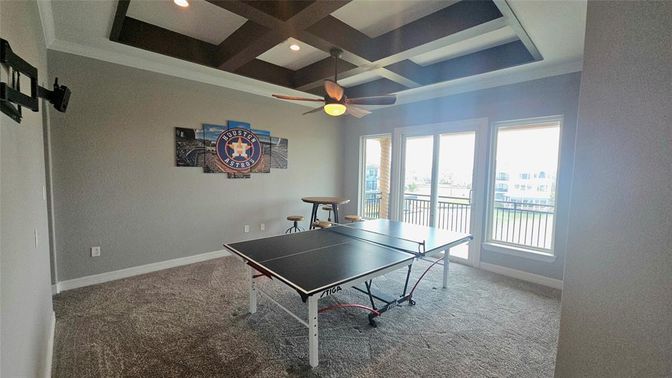 Game Room, Interior, Recessed Lighting