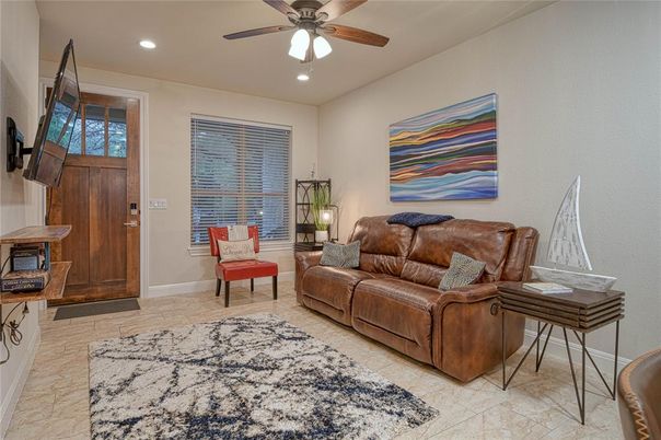 Interior, Living room, Recessed Lighting
