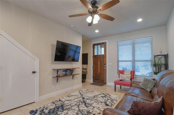 Interior, Living room, Recessed Lighting