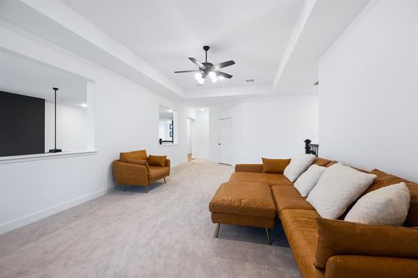 Interior, Living room, Recessed Lighting