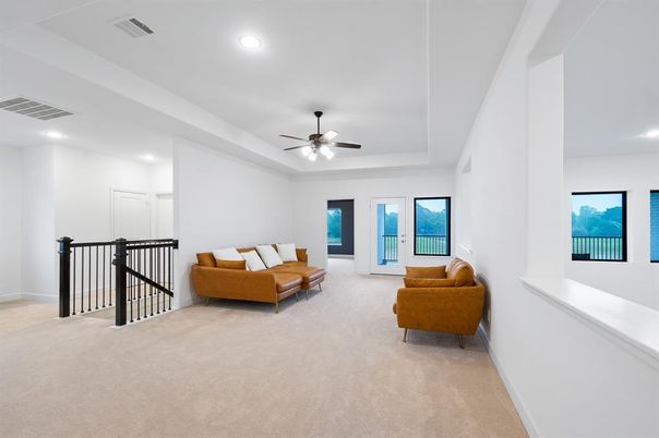 Interior, Living room, Recessed Lighting