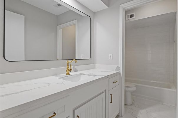 Bathroom, Dual Sink Vanities, Interior, Marble