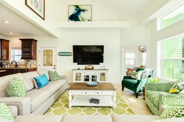Interior, Kitchen, Living room, Pendant Lights, Recessed Lighting