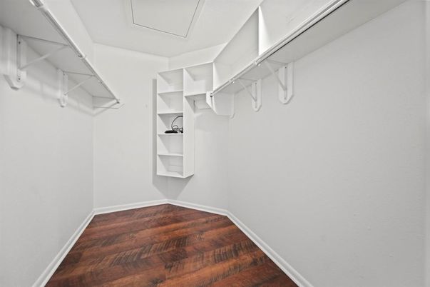 Interior, Walk-in Closets, Wood Texture Flooring