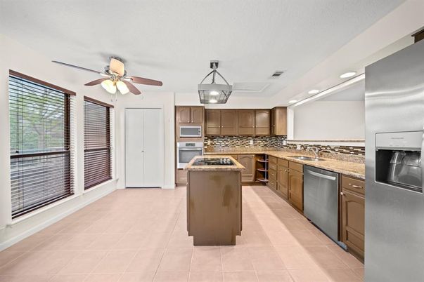 Interior, Kitchen, Recessed Lighting, Stainless Steel Appliances