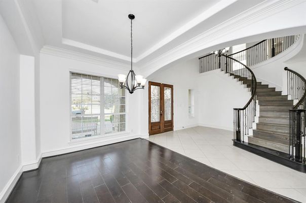 Chandelier, Interior, Pendant Lights, Wood Texture Flooring
