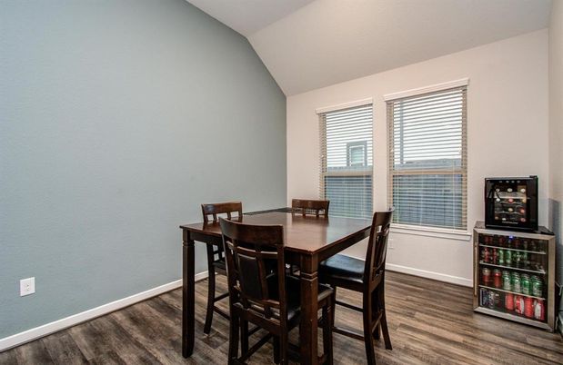 Dining room, Interior, Wood Texture Flooring