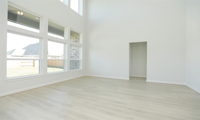 Empty room, Interior, Wood Texture Flooring