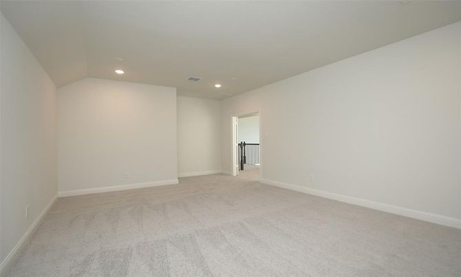 Empty room, Interior, Recessed Lighting