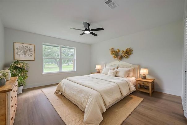 Bedroom, Interior, Wood Texture Flooring