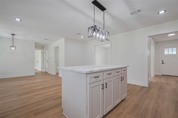 Interior, Pendant Lights, Recessed Lighting, Wood Texture Flooring
