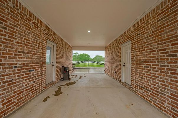 Interior, Recessed Lighting, Stone Walls