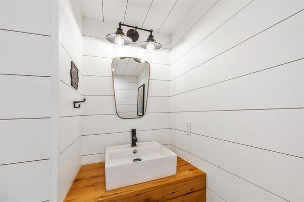 Bathroom, Interior, Wood Texture Flooring