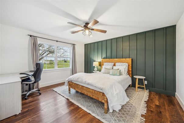 Bedroom, Home Office, Interior, Wood Texture Flooring