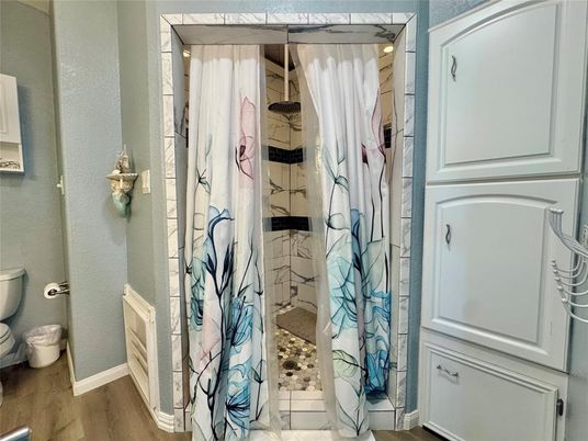 Bathroom, Interior, Wood Texture Flooring
