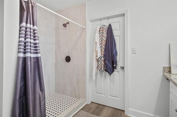 Bathroom, Interior, Wood Texture Flooring