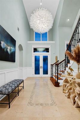 Chandelier, Interior, Recessed Lighting