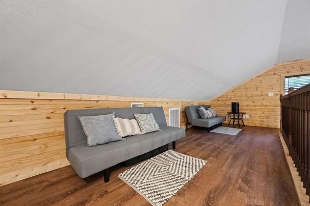 Interior, Living room, Wood Texture Flooring, Wooden Walls