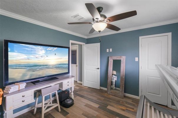 Home Office, Interior, Wood Texture Flooring