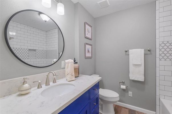 Bathroom, Interior, Wood Texture Flooring