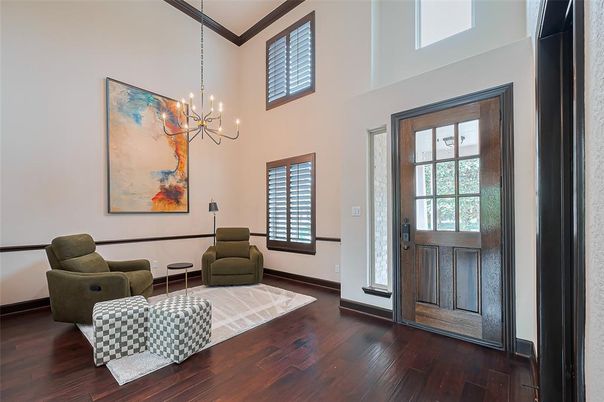 Chandelier, Interior, Pendant Lights, Wood Texture Flooring