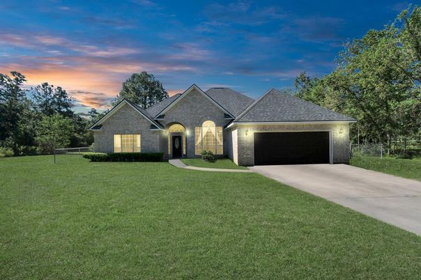 Attached, Backyard, Exterior, Facade, Brick Traditional
